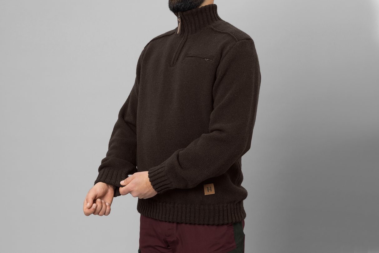 Annaboda 2.0 HSP strikkegenser – Demitasse Brown – Härkila