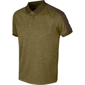 Härkila Tech Polo - Dark Olive/Willow Green – Härkila
