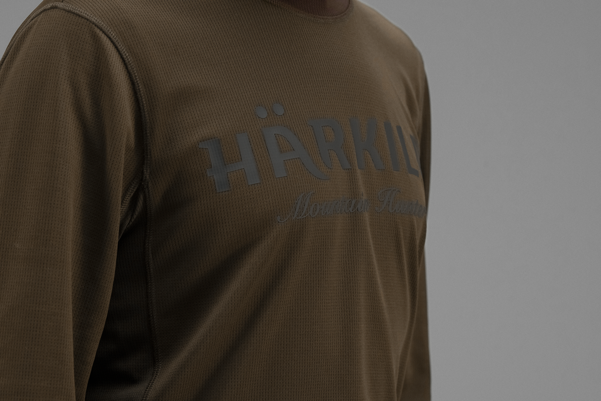 Mountain Hunter L/S T-skjorte Hunting Green/Shadow Brown – Härkila