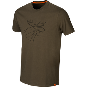 Graphic T-Skjorte 2-Pack - Willow Green/Slate Brown – Härkila