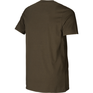 Graphic T-Skjorte 2-Pack - Willow Green/Slate Brown – Härkila