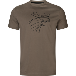 Graphic T-skjorte 2-Pack - Brown Granite/Phantom – Härkila