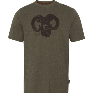 Outdoor T-skjorte Pine Green Melange – Seeland