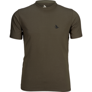 Outdoor 2-Pakning T-Skjorte Raven/Pine Green – Seeland