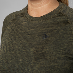 Active L/S T-skjorte Dame Pine Green – Seeland