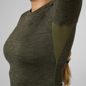 Active L/S T-skjorte Dame Pine Green – Seeland