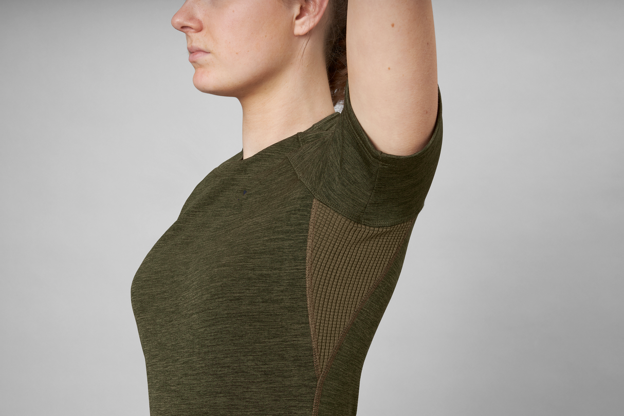 Active S/S T-skjorte Dame Pine Green – Seeland