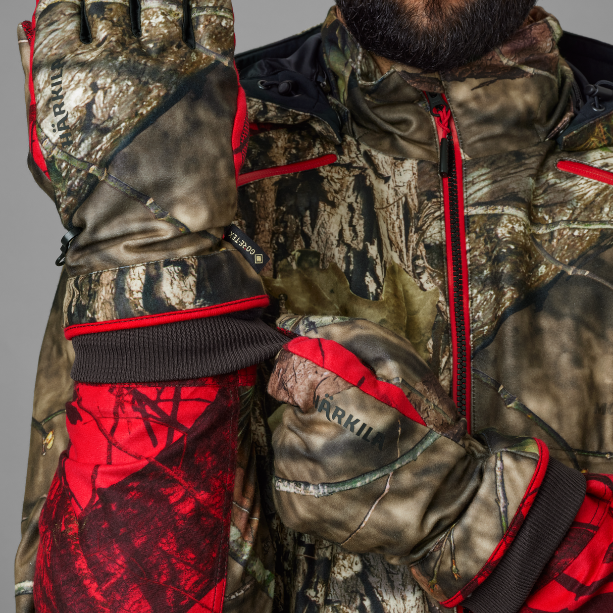 Moose Hunter 2.0 - GTX hanske MossyOak®Break-Up Country®/MossyOak®Red – Härkila