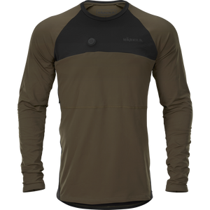 Str. Large - Härkila Heat L/S t-skjorte Willow green/Svart - Ombytningsvare – Härkila