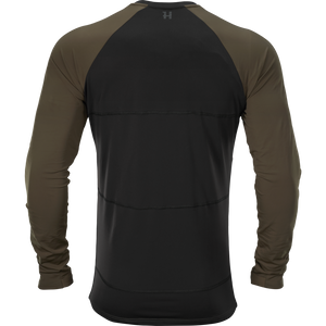 Heat L/S t-skjorte Willow Green/Svart – Härkila