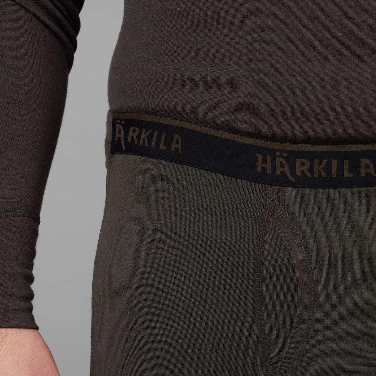 Base All Season longs med sidglidelås Shadow Brown – Härkila