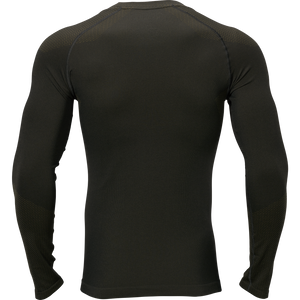 Base Active L/S trøye med rund hals Dark Willow Green – Härkila