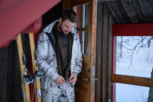 Base Mesh trøye med rund hals Shadow Brown – Härkila