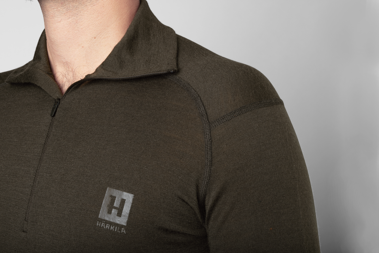 Base All Season half zip Shadow Brown – Härkila