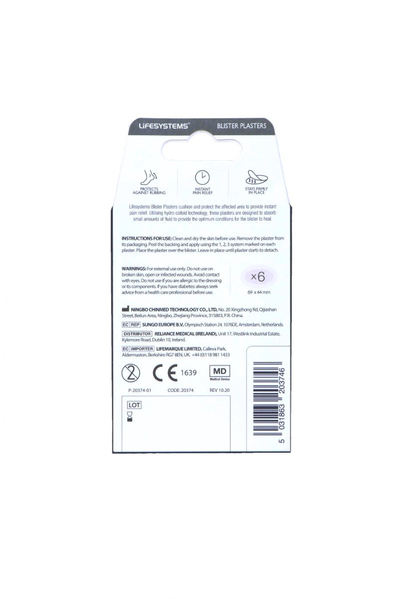 Gnagsårplaster (6-pakning) – Life Systems