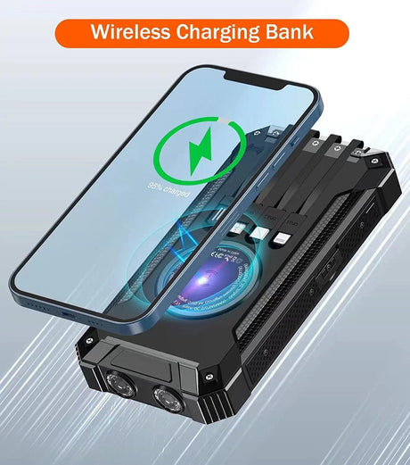 Powerbank - 30 000 mAh Med Solcelle – Ignition