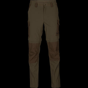 Birch Zip-Off Bukse Pine Green/Demitasse Brown – Seeland