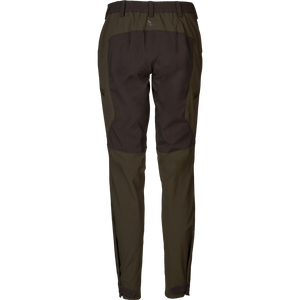 Larch Stretch-Bukse Til Kvinner Pine Green / Chocolate Torte – Seeland