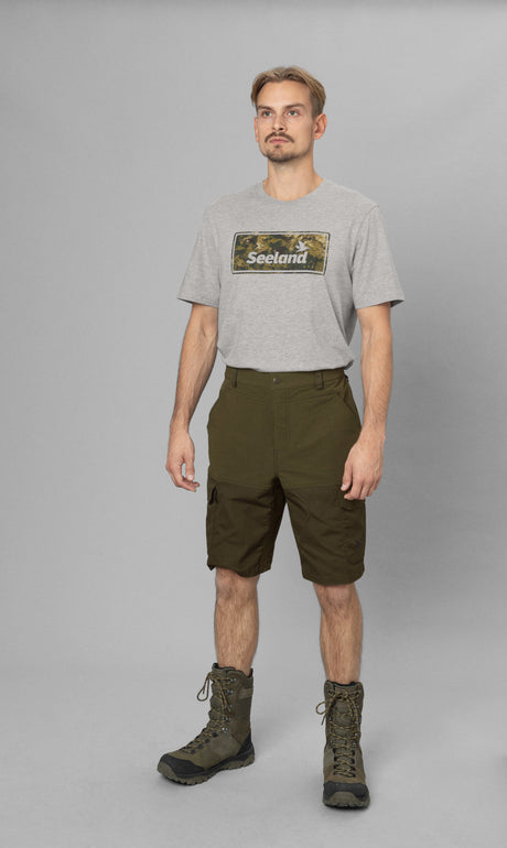 Elm Shorts Light - Pine/Grizzly Brown – Seeland