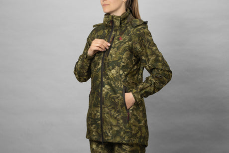 Avail Woman Camo Jakke InVis MPC Grønn – Seeland