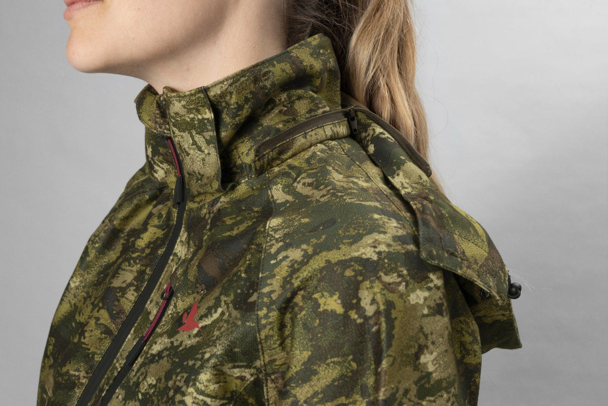Avail Woman Camo Jakke InVis MPC Grønn – Seeland