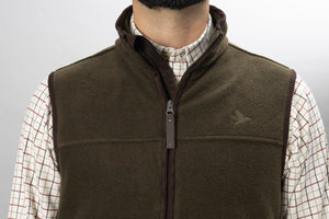 Woodcock Earl Fleecevest - Pine Green Melange – Seeland