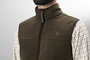 Woodcock Earl Fleecevest - Pine Green Melange – Seeland