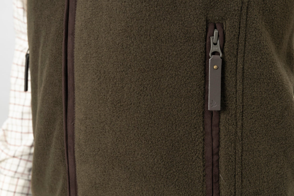 Woodcock Earl Fleecevest - Pine Green Melange – Seeland