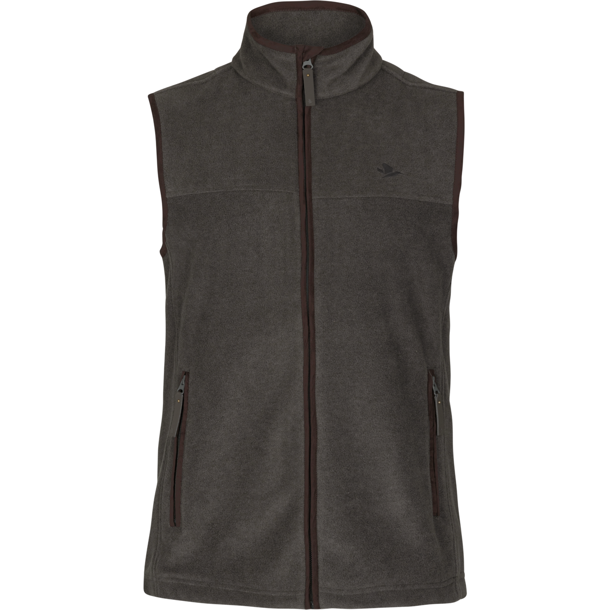 Woodcock Earl Fleecevest – Dark Grey Melange – Seeland