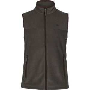 Woodcock Earl Fleecevest – Dark Grey Melange – Seeland