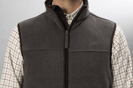 Woodcock Earl Fleecevest – Dark Grey Melange – Seeland