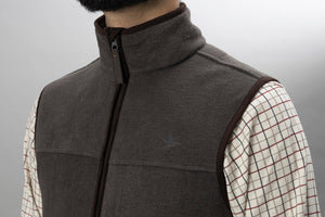 Woodcock Earl Fleecevest – Dark Grey Melange – Seeland