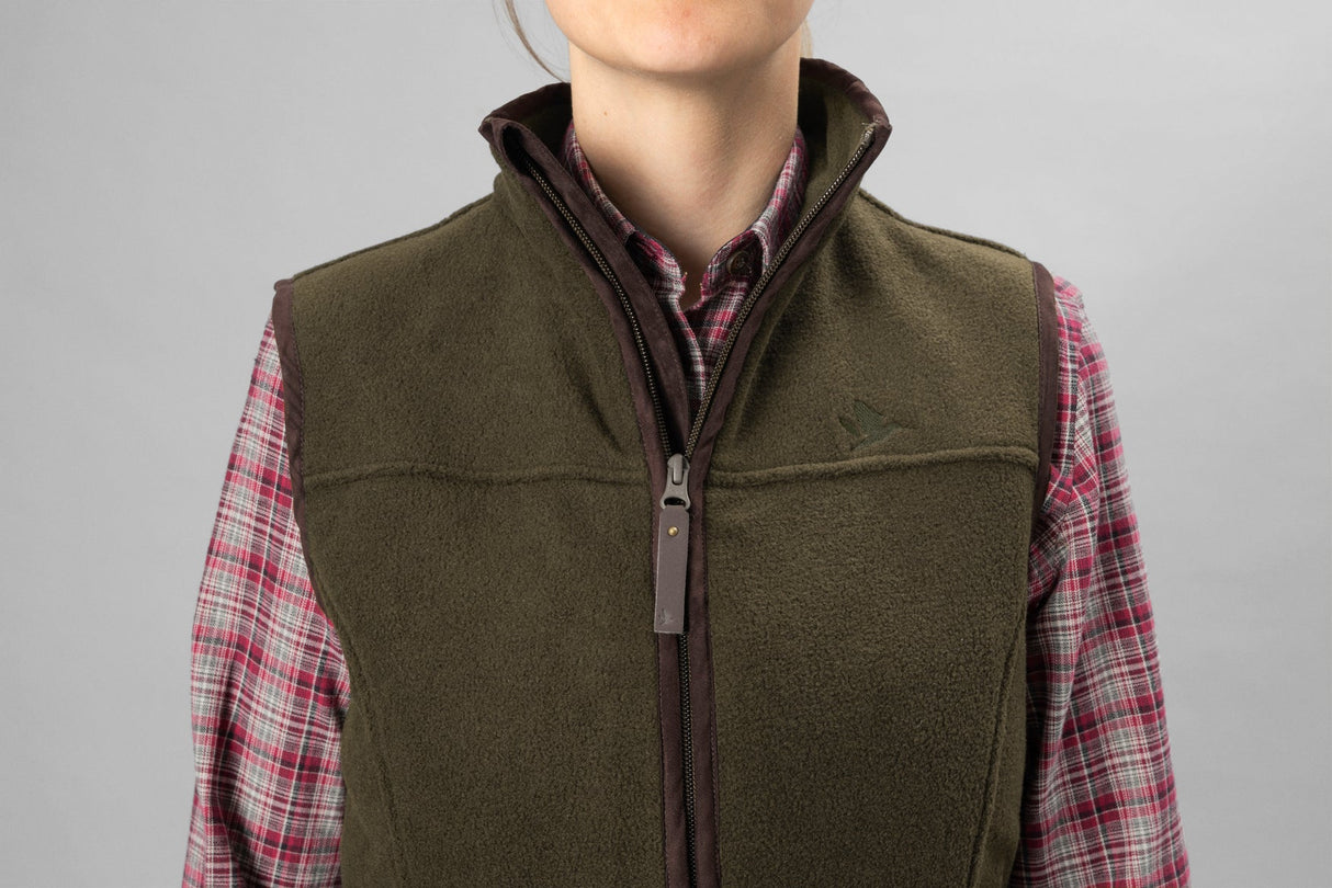 Woodcock Ivy Fleecevest - Pine Green Melange – Seeland