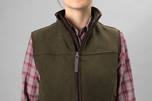 Woodcock Ivy Fleecevest - Pine Green Melange – Seeland