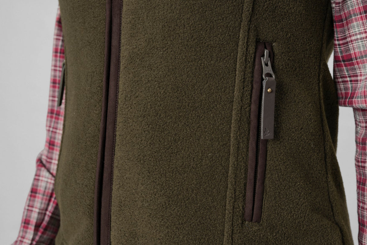 Woodcock Ivy Fleecevest - Pine Green Melange – Seeland