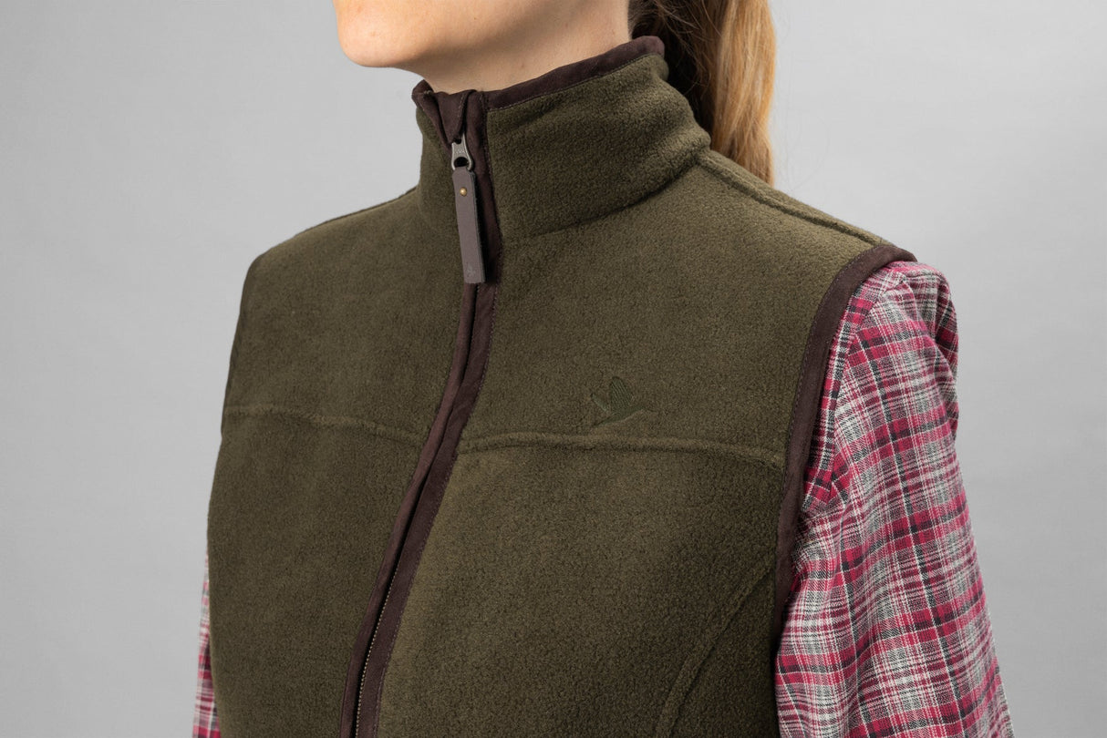 Woodcock Ivy Fleecevest - Pine Green Melange – Seeland