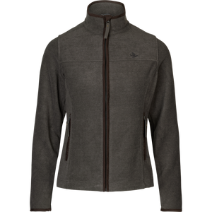 Woodcock Ivy Fleece Jakke - Dark Grey Melange – Seeland