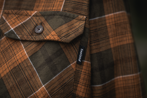 Skye Flannel Skjorte Til Kvinner - Grizzly Brown/Terracotta Check – Seeland