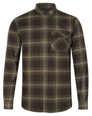 Glen Flanellskjorte - Pine Green Check – Seeland