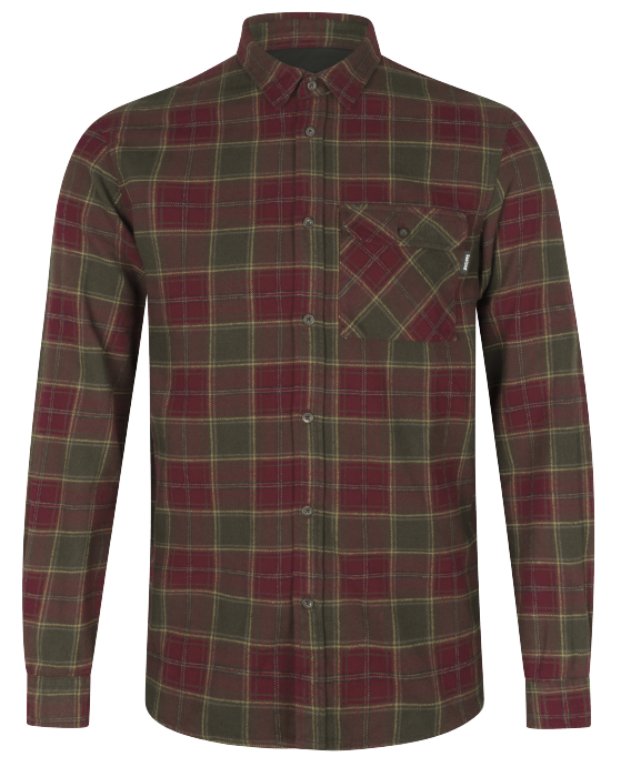 Glen Flanellskjorte - Red Forest Check – Seeland