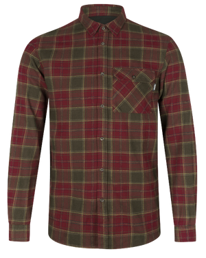 Glen Flanellskjorte - Red Forest Check – Seeland