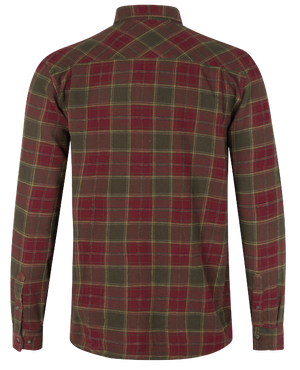 Glen Flanellskjorte - Red Forest Check – Seeland