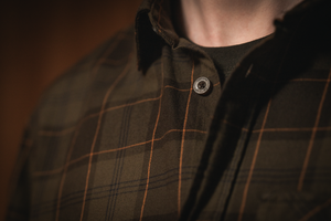 Glen Flanellskjorte – Pine Green/Dark Navy Check – Seeland