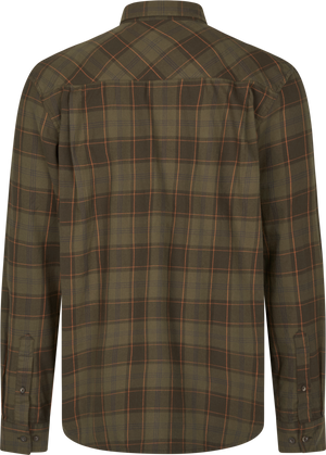 Glen Flanellskjorte – Pine Green/Dark Navy Check – Seeland
