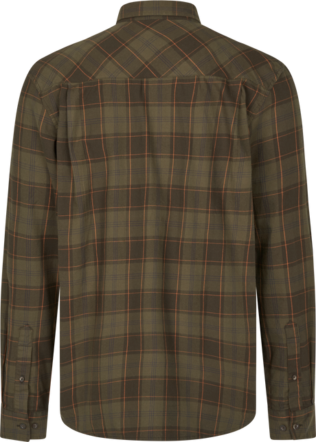Glen Flanellskjorte – Pine Green/Dark Navy Check – Seeland