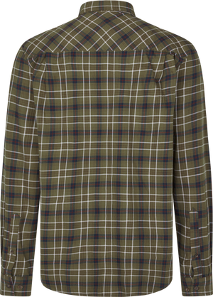 Glen Flanellskjorte – Grape Leaf/Dark Navy Check – Seeland