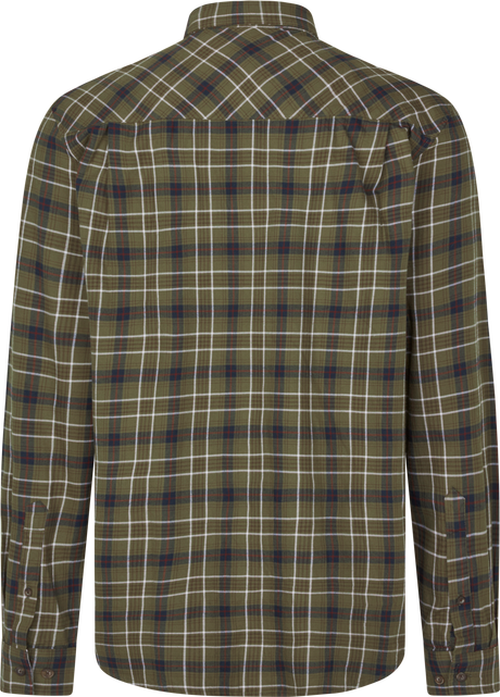 Glen Flanellskjorte – Grape Leaf/Dark Navy Check – Seeland
