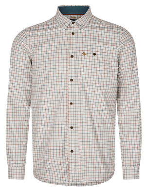 Oxford Shooting Skjorte - Grape Leaf/Terracotta Check – Seeland