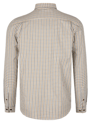 Oxford Shooting Skjorte - Classic Blue/Classic Brown Check – Seeland
