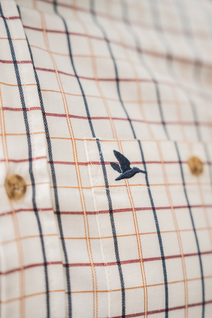 Oxford Skytterskjorte – Classic Blue/Merlot Check – Seeland